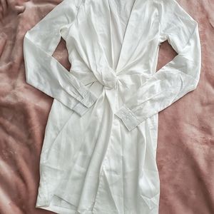 Fasion nova white robe